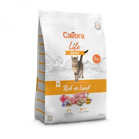 Calibra Cat Life Adult Jagnięcina 1,5kg
